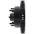 Centric 126.65072SL Disc Brake Rotor and Hub Assembly StopTech Sport Slotted