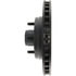 Centric 127.61026CR Disc Brake Rotor and Hub Assembly Sportstop Cryo Drilled & Slotted Rotor, Right