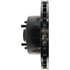 Centric 127.62000R Disc Brake Rotor and Hub Assembly Slotted Drilled Rotor