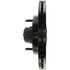 Centric 127.65055L Disc Brake Rotor and Hub Assembly Slotted Drilled Rotor