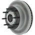 Centric 320.65121 Disc Brake Rotor and Hub Assembly Centric GCX Rotor with Partial Coating