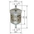 Bosch 0 450 905 216 Fuel Filter Fuel Filter for VOLVO