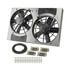 16831 by DERALE - Powerpack - High Output Dual 11" Electric RAD Fan/Aluminum Shroud Kit