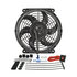 16510 by DERALE - 10" Tornado Electric Puller Fan, Premium Mounting Kit