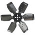 17317 by DERALE - 17" Standard Rotation Rigid Race Fan, Steel Blade