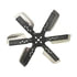Derale 17619 Engine Cooling Fan Blade 19" Heavy Duty Stainless Steel Reverse Rotation Flex Fan, Black Hub
