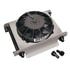 Derale 15860 Engine Oil and Automatic Transmission Oil Cooler 25 Row Hyper-Cool Remote Fluid Cooler, -8AN
