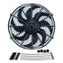 Derale 18914 Engine Cooling Fan 14" Dyno-Cool Curved Blade Electric Fan