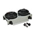 15840 by DERALE - 19 Row Hyper-Cool Dual Cool Remote Fluid Cooler, -8AN