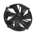 16924 by DERALE - 12" High Output Single RAD Pusher/Puller Fan with Standard Mount Kit