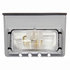 15011-3 by TRUCK-LITE - 15 Series License Plate Light - Incandescent, 1 Bulb, Rectangular, Gray Bracket Mount, 12V