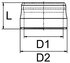 8930501444 by WABCO - Air Brake Fitting - Cutting Ring, DIN3861