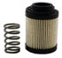 MF0258000 by MAIN FILTER - Aftermarket Replacement Hydraulic Filter with 25 Micron Rating, Cellulose, Outside-In Flow