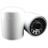 Main Filter MF0596402 Fuel Filter Aftermarket Replacement Spin-On Fuel Filter with 20 Micron Rating, Glass, Outside-In Flow