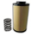 MF0258063 by MAIN FILTER - Aftermarket Replacement Hydraulic Filter with 25 Micron Rating, Cellulose, Outside-In Flow