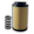 MF0062323 by MAIN FILTER - Aftermarket Replacement Hydraulic Filter with 10 Micron Rating, Cellulose, Outside-In Flow