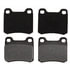 BKP335MH by BRAKE PRO - Brake Parts Inc Brake Pro OEQF Metallic Disc Brake Pad Set