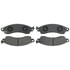 VXD412M by VORTEX - Brake Parts Inc Vortex Metallic Disc Brake Pad Set