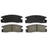 Brake Pro BKP398MH Disc Brake Pad Set Brake Parts Inc Brake Pro OEQF Metallic Disc Brake Pad Set