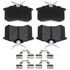 VXD340MH by VORTEX - Brake Parts Inc Vortex Metallic Disc Brake Pad Set