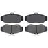 BKP676M by BRAKE PRO - Brake Parts Inc Brake Pro OEQF Metallic Disc Brake Pad Set