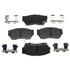 VXD510MH by VORTEX - Brake Parts Inc Vortex Metallic Disc Brake Pad Set