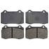 VXD592M by VORTEX - Brake Parts Inc Vortex Metallic Disc Brake Pad Set