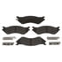 BKP702MH by BRAKE PRO - Brake Parts Inc Brake Pro OEQF Metallic Disc Brake Pad Set
