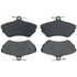 BKP704M by BRAKE PRO - Brake Parts Inc Brake Pro OEQF Metallic Disc Brake Pad Set