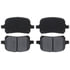 Brake Pro BKP707M Disc Brake Pad Set Brake Parts Inc Brake Pro OEQF Metallic Disc Brake Pad Set