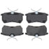 BKP886M by BRAKE PRO - Brake Parts Inc Brake Pro OEQF Metallic Disc Brake Pad Set