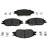 Brake Pro BKP803CH Disc Brake Pad Set Brake Parts Inc Brake Pro OEQF Ceramic Disc Brake Pad Set