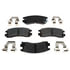 VXD698MH by VORTEX - Brake Parts Inc Vortex Metallic Disc Brake Pad Set