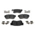 BKP813CH by BRAKE PRO - Brake Parts Inc Brake Pro OEQF Ceramic Disc Brake Pad Set
