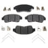 BKP562CH by BRAKE PRO - Brake Parts Inc Brake Pro OEQF Ceramic Disc Brake Pad Set