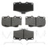 VXD436CH by VORTEX - Brake Parts Inc Vortex Ceramic Disc Brake Pad Set