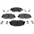 BKP465ACH by BRAKE PRO - Brake Parts Inc Brake Pro OEQF Ceramic Disc Brake Pad Set