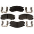 BKP470CH by BRAKE PRO - Brake Parts Inc Brake Pro OEQF Ceramic Disc Brake Pad Set