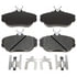 BKP601CH by BRAKE PRO - Brake Parts Inc Brake Pro OEQF Ceramic Disc Brake Pad Set