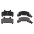 VXD289M by VORTEX - Brake Parts Inc Vortex Metallic Disc Brake Pad Set