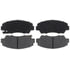 VXD320M by VORTEX - Brake Parts Inc Vortex Metallic Disc Brake Pad Set