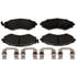 BKP797CH by BRAKE PRO - Brake Parts Inc Brake Pro OEQF Ceramic Disc Brake Pad Set