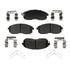 VXD653MH by VORTEX - Brake Parts Inc Vortex Metallic Disc Brake Pad Set