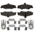 Vortex VXD750MH Disc Brake Pad Set Brake Parts Inc Vortex Metallic Disc Brake Pad Set