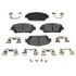 BKP906CH by BRAKE PRO - Brake Parts Inc Brake Pro OEQF Ceramic Disc Brake Pad Set