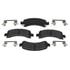 BKP974ACH by BRAKE PRO - Brake Parts Inc Brake Pro OEQF Ceramic Disc Brake Pad Set