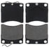 VXD703M by VORTEX - Brake Parts Inc Vortex Metallic Disc Brake Pad Set
