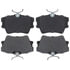 VXD706C by VORTEX - Brake Parts Inc Vortex Ceramic Disc Brake Pad Set