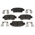 BKP995CH by BRAKE PRO - Brake Parts Inc Brake Pro OEQF Ceramic Disc Brake Pad Set