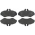 BKP928M by BRAKE PRO - Brake Parts Inc Brake Pro OEQF Metallic Disc Brake Pad Set